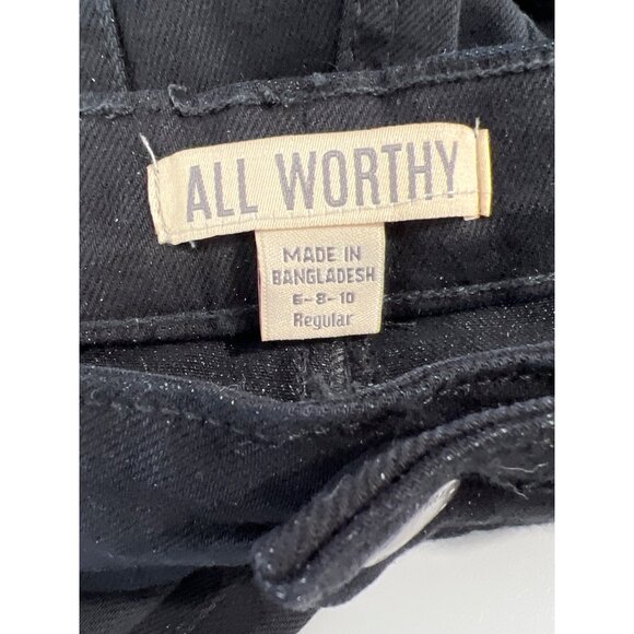 All Worthy Hunter McGrady Regular Black Signature Stretch Jeans Womens R 6 8 10 - Picture 4 of 8